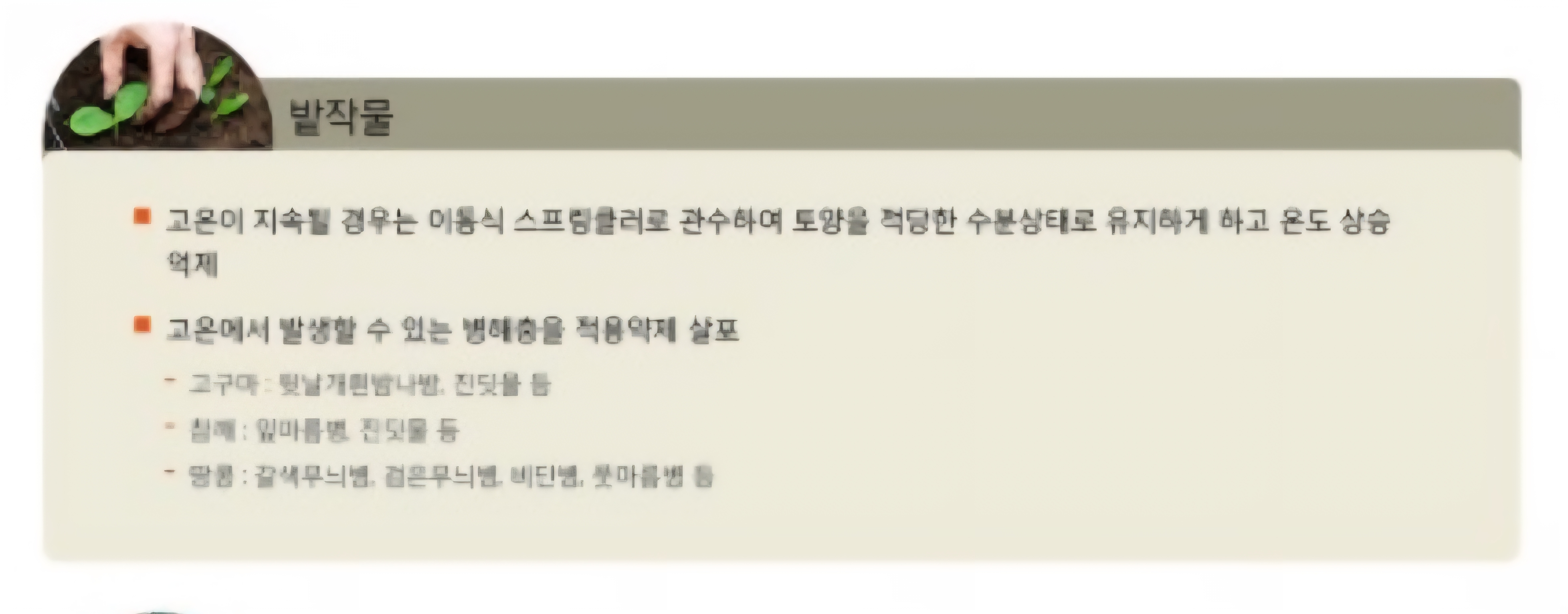 폭염예방 농업인 행동요령 안내 이미지 3