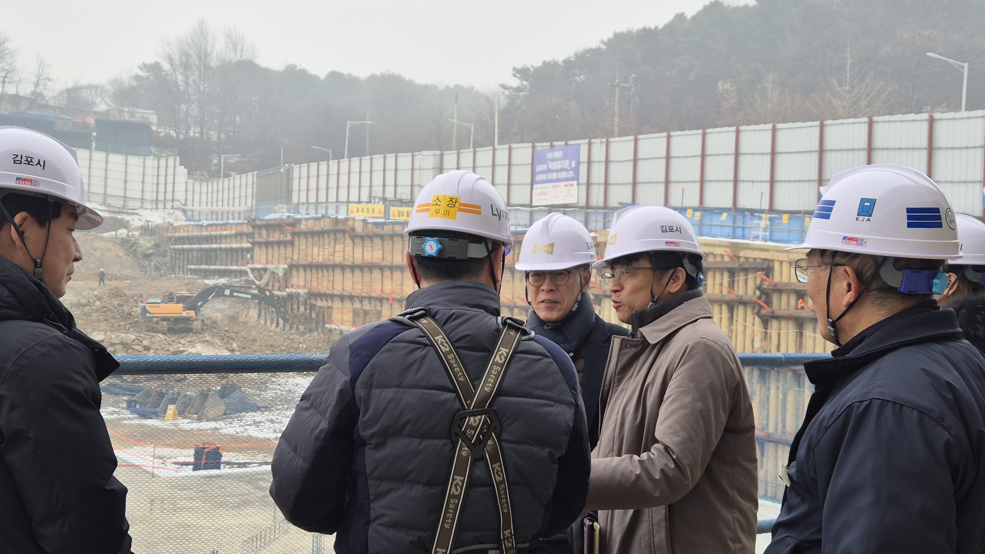 김포시, 동절기 아파트 건설현장 점검 및 격려 이미지